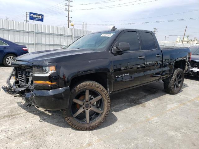 1GCRCPEC7JZ223949 - 2018 CHEVROLET SILVERADO C1500 CUSTOM BLACK photo 1