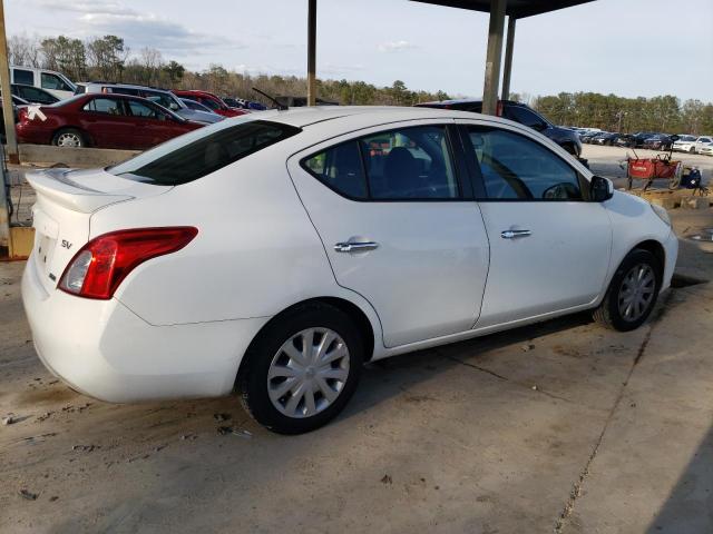 3N1CN7APXDL888318 - 2013 NISSAN VERSA S WHITE photo 3