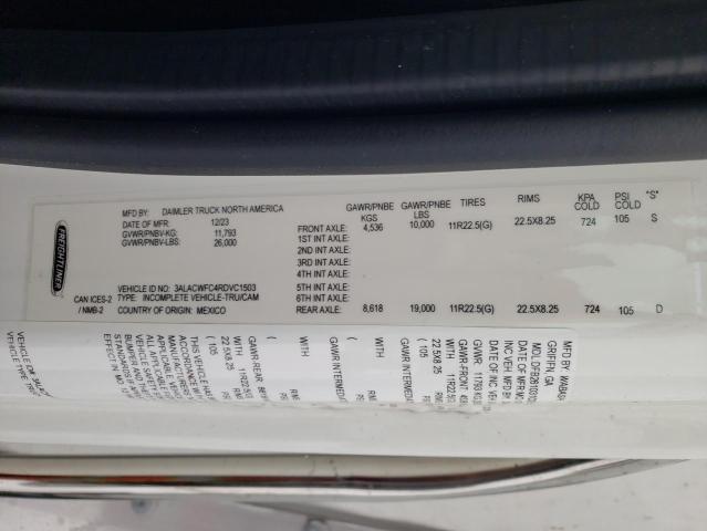 3ALACWFC4RDVC1503 - 2024 FREIGHTLINER M2 106 MEDIUM DUTY WHITE photo 13