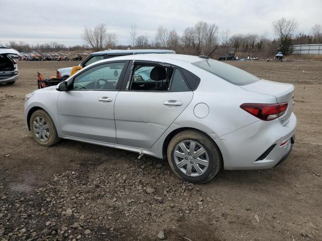 3KPA24ADXME367556 - 2021 KIA RIO LX SILVER photo 2