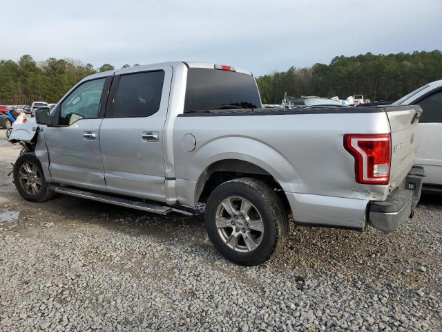 1FTEW1CF3FKE30127 - 2015 FORD F150 SUPERCREW SILVER photo 2