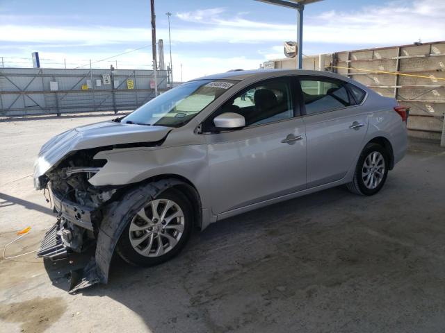 3N1AB7AP1KY205468 - 2019 NISSAN SENTRA S SILVER photo 1