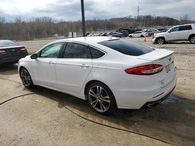 3FA6P0K95KR269864 - 2019 FORD FUSION TITANIUM WHITE photo 2