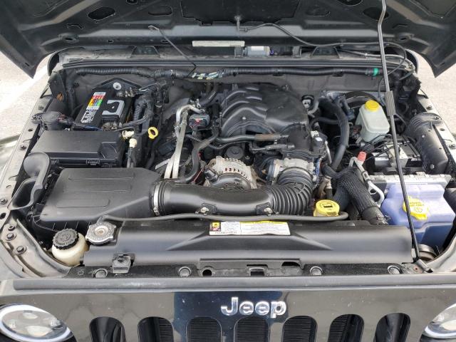 1C4BJWEG3CL173593 - 2012 JEEP WRANGLER U SAHARA BLACK photo 11