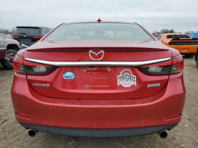 JM1GJ1W67E1135328 - 2014 MAZDA 6 GRAND TOURING RED photo 6