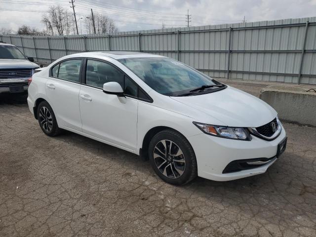 19XFB2F81DE078880 - 2013 HONDA CIVIC EX WHITE photo 4