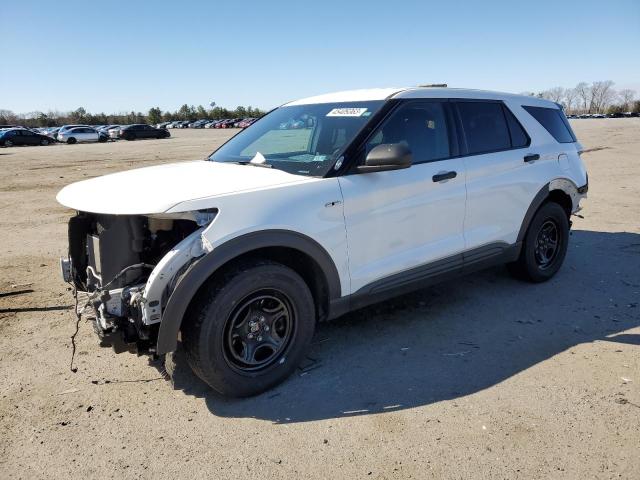 1FM5K8AB8LGD07888 - 2020 FORD EXPLORER POLICE INTERCEPTOR WHITE photo 1