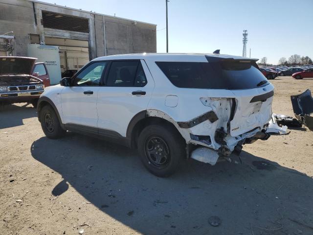 1FM5K8AB8LGD07888 - 2020 FORD EXPLORER POLICE INTERCEPTOR WHITE photo 2