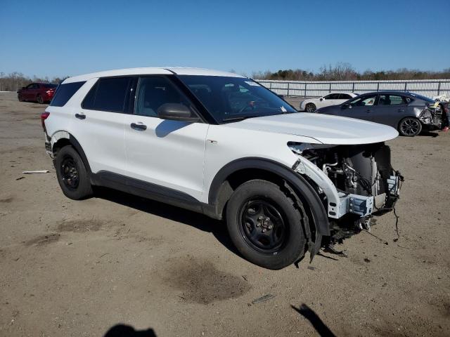 1FM5K8AB8LGD07888 - 2020 FORD EXPLORER POLICE INTERCEPTOR WHITE photo 4