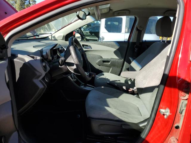 1G1JA5SH7C4160822 - 2012 CHEVROLET SONIC LS 红色 照片 7