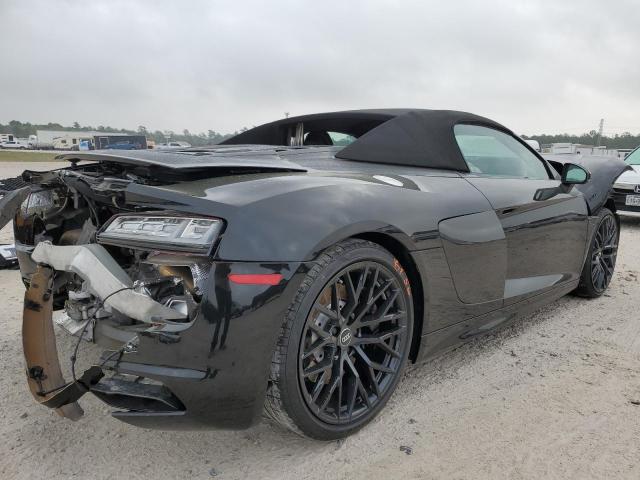 WUAVACFX8J7900987 - 2018 AUDI R8 SPYDER BLACK photo 3