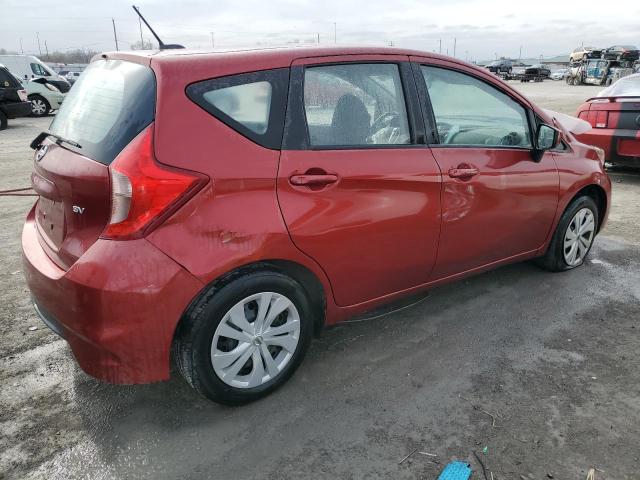 3N1CE2CP2JL366214 - 2018 NISSAN VERSA NOTE S RED photo 3