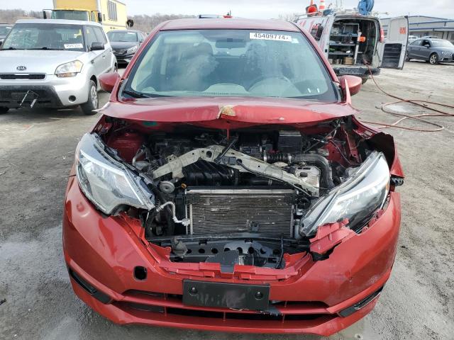 3N1CE2CP2JL366214 - 2018 NISSAN VERSA NOTE S RED photo 5