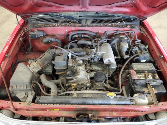 5TEWM72N91Z804489 - 2001 TOYOTA TACOMA XTRACAB RED photo 11