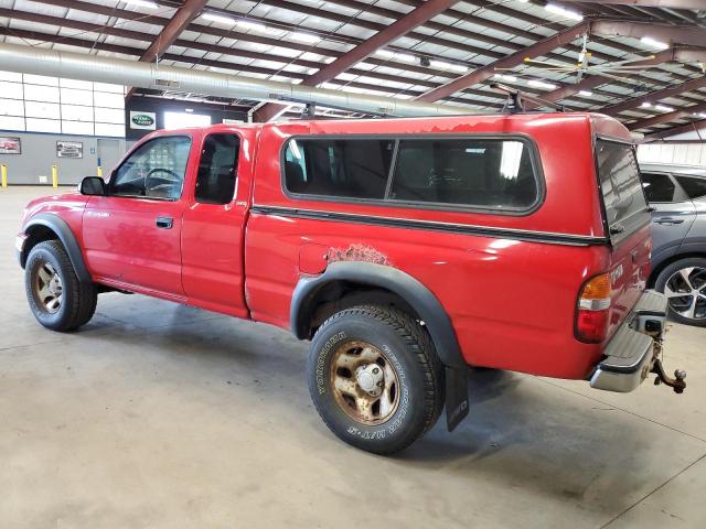 5TEWM72N91Z804489 - 2001 TOYOTA TACOMA XTRACAB RED photo 2