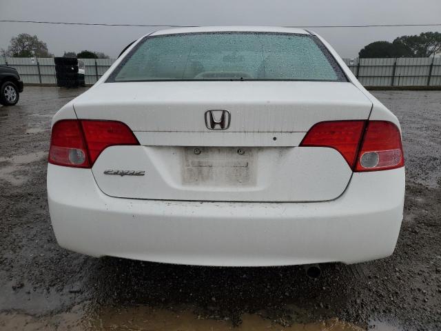 2HGFA16806H513829 - 2006 HONDA CIVIC EX WHITE photo 6