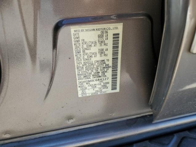 5N1AR18W66C684127 - 2006 NISSAN PATHFINDER LE ყავისფერი ფოტო 13