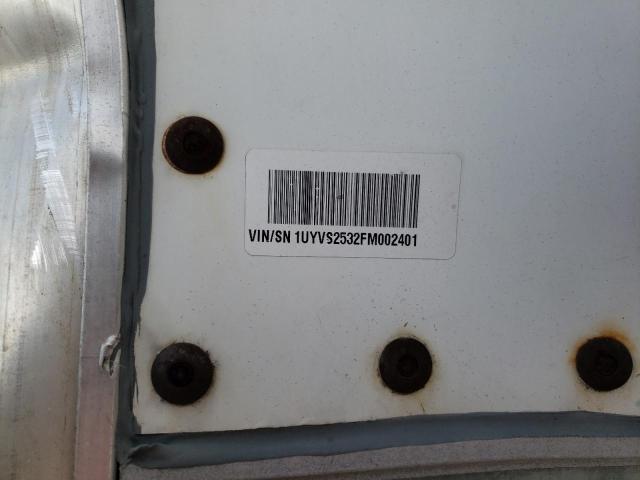 1UYVS2532FM002401 - 2015 UTILITY TRAILER WHITE photo 10