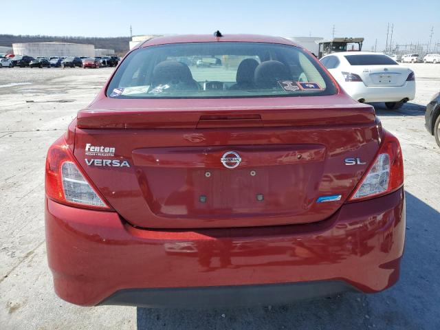 3N1CN7AP5FL800729 - 2015 NISSAN VERSA S RED photo 6