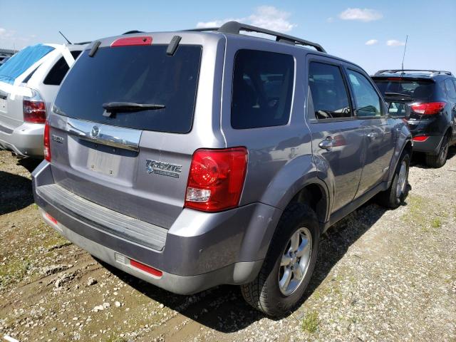 4F2CZ49H18KM12947 - 2008 MAZDA TRIBUTE HYBRID GRAY photo 3