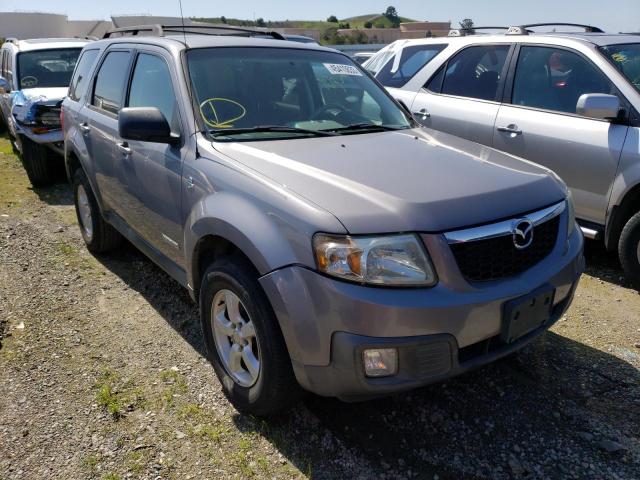 4F2CZ49H18KM12947 - 2008 MAZDA TRIBUTE HYBRID GRAY photo 4