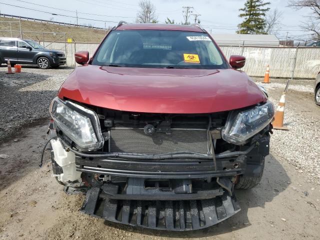 5N1AT2MV2FC875628 - 2015 NISSAN ROGUE S RED photo 5