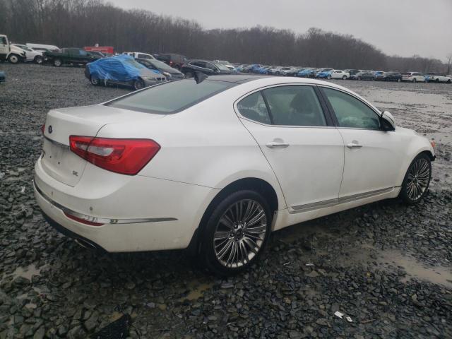 KNALN4D79E5143145 - 2014 KIA CADENZA PREMIUM WHITE photo 3