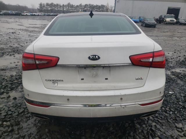 KNALN4D79E5143145 - 2014 KIA CADENZA PREMIUM WHITE photo 6