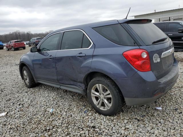 2GNALAEK8E6212596 - 2014 CHEVROLET EQUINOX LS BLUE photo 2