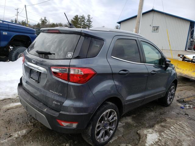 MAJ6P1WL9JC197284 - 2018 FORD ECOSPORT TITANIUM GRAY photo 3