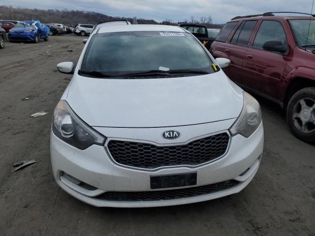 KNAFX4A82F5291711 - 2015 KIA FORTE EX WHITE photo 5