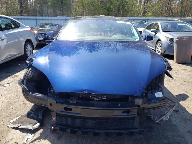 5YJSA1E21JF244913 - 2018 TESLA MODEL S Կապույտ լուսանկար 5