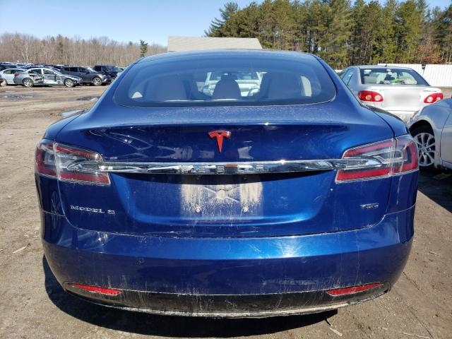 5YJSA1E21JF244913 - 2018 TESLA MODEL S Կապույտ լուսանկար 6