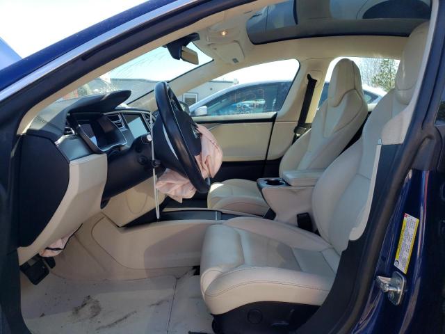 5YJSA1E21JF244913 - 2018 TESLA MODEL S Կապույտ լուսանկար 7