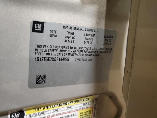 1G1ZE5E7XBF144899 - 2011 CHEVROLET MALIBU LTZ ოქროსფერი ფოტო 12