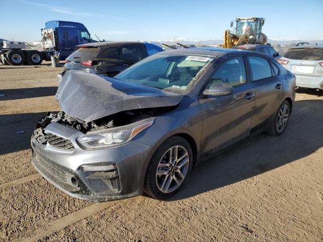 3KPF34AD1KE012484 - 2019 KIA FORTE GT LINE GRAY photo 1