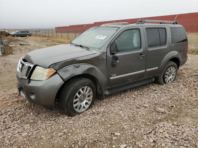 5N1BR18B28C610448 - 2008 NISSAN PATHFINDER LE GRAY photo 1