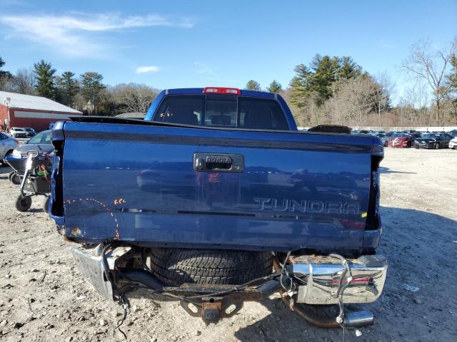 5TFUY5F15FX417511 - 2015 TOYOTA TUNDRA DOUBLE CAB SR/SR5 BLUE photo 6