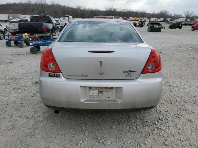 1G2ZH57N084125717 - 2008 PONTIAC G6 GT SILVER photo 6