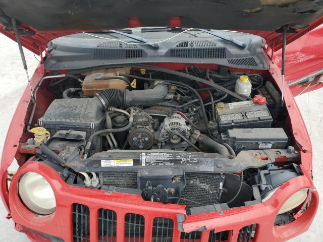 1J4GL48K44W276889 - 2004 JEEP LIBERTY SPORT RED photo 11