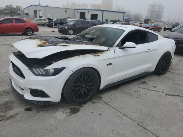 1FA6P8CF9F5357327 - 2015 FORD MUSTANG GT WHITE photo 1