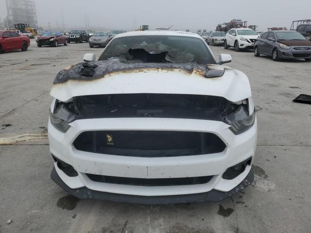 1FA6P8CF9F5357327 - 2015 FORD MUSTANG GT WHITE photo 5