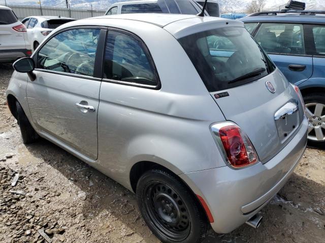 3C3CFFAR3CT335521 - 2012 FIAT 500 POP SILVER photo 2