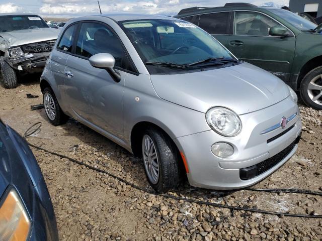 3C3CFFAR3CT335521 - 2012 FIAT 500 POP SILVER photo 4