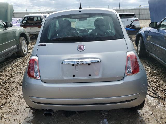 3C3CFFAR3CT335521 - 2012 FIAT 500 POP SILVER photo 6