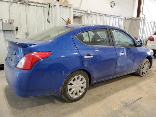 3N1CN7AP6GL869995 - 2016 NISSAN VERSA S BLUE photo 3