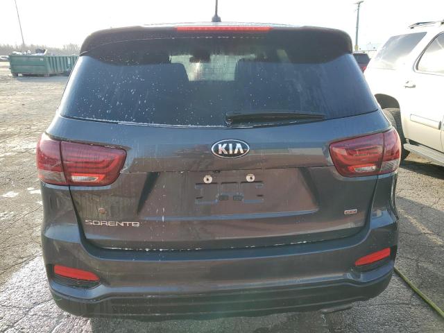 5XYPGDA32KG450255 - 2019 KIA SORENTO L GRAY photo 6