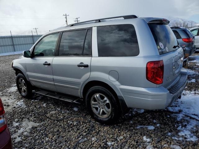 2HKYF18664H568665 - 2004 HONDA PILOT EXL SILVER photo 2