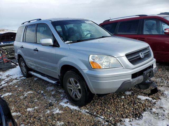 2HKYF18664H568665 - 2004 HONDA PILOT EXL SILVER photo 4