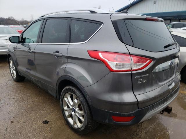 1FMCU0JX8EUA40318 - 2014 FORD ESCAPE TITANIUM GRAY photo 2